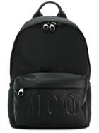 Mcq Alexander Mcqueen Logo Backpack - Black