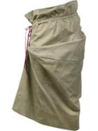 Andreas Kronthaler For Vivienne Westwood Boot Skirt, Women's, Size: 10, Green, Cotton/spandex/elastane