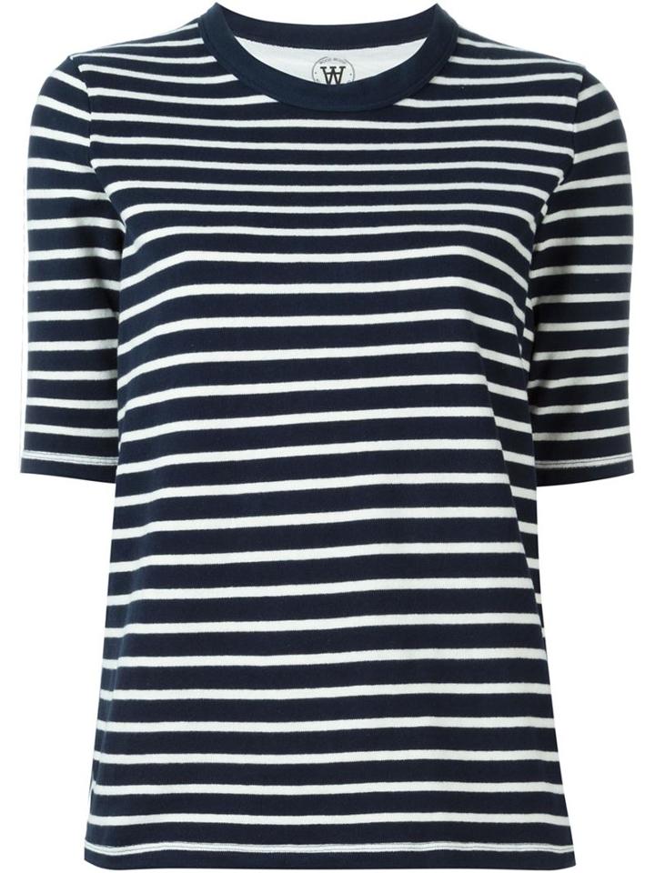 Wood Wood Adda T-shirt, Women's, Size: M, Blue, Cotton