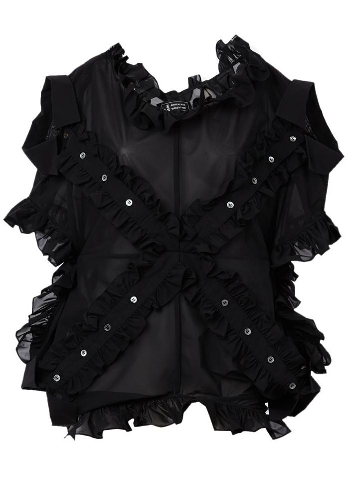 Anrealage Deconstructed Shirt Top