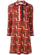 Gucci Bridal Strap Printed Dress, Women's, Size: Small, Red, Viscose/cotton/spandex/elastane