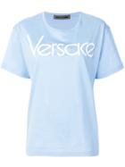 Versace Printed Logo T-shirt - Blue