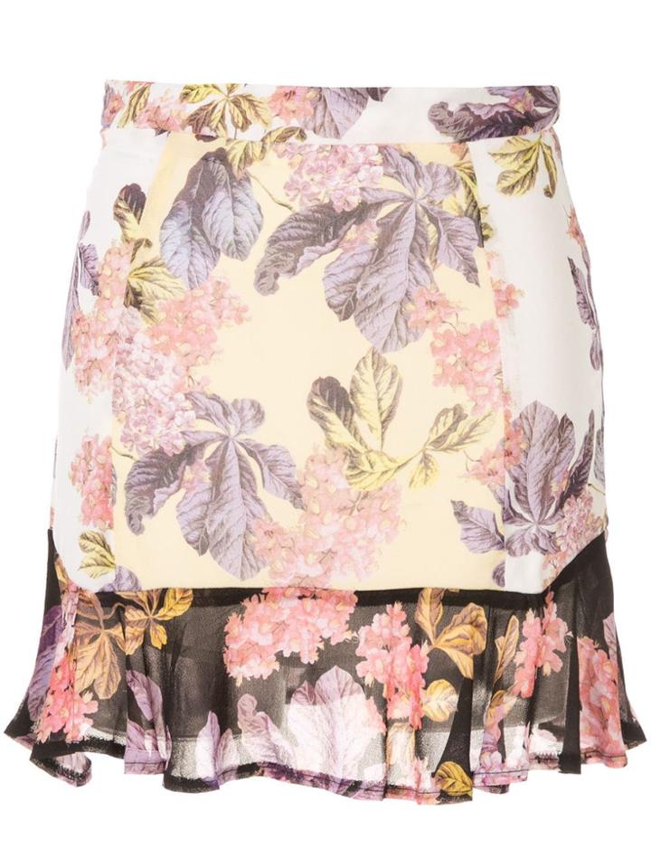 We Are Kindred Isadora Spliced Mini Skirt - Multicolour
