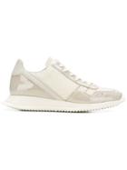 Rick Owens Lace-up Runner Sneakers - White