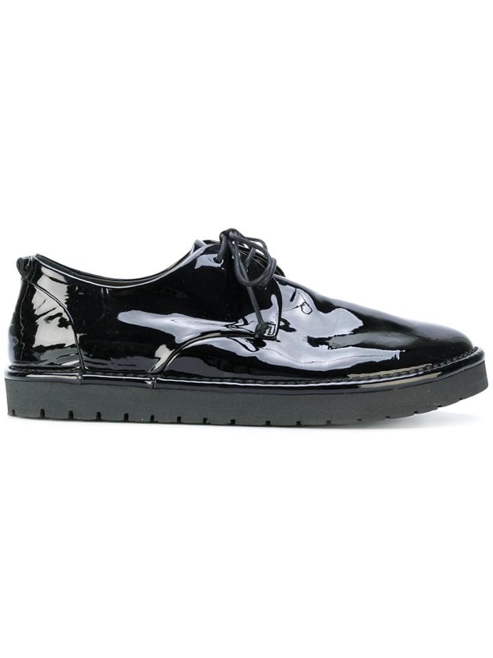 Marsèll Varnish Finish Lace-up Shoes - Black