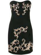 Redemption Embroidered Mini Dress - Black