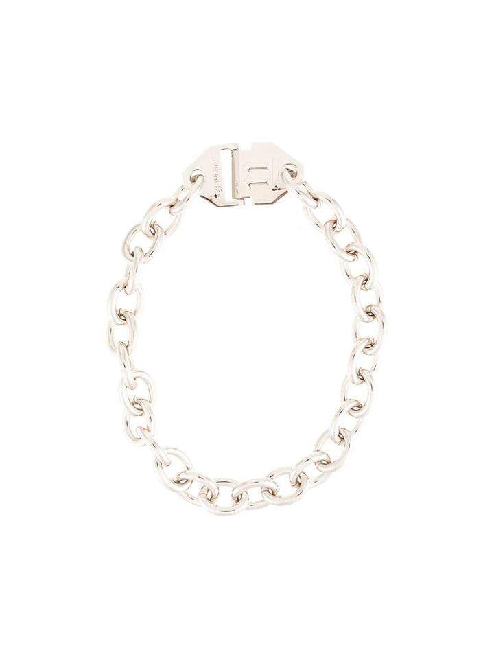 Off-white Chain Necklace - Silver