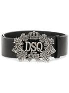 Dsquared2 Engraved Logo Belt - Black