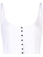 Kiki De Montparnasse Lolita Cropped Camisole - White