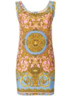 Versace Pre-owned Pastel Baroque Printed Dress - Multicolour
