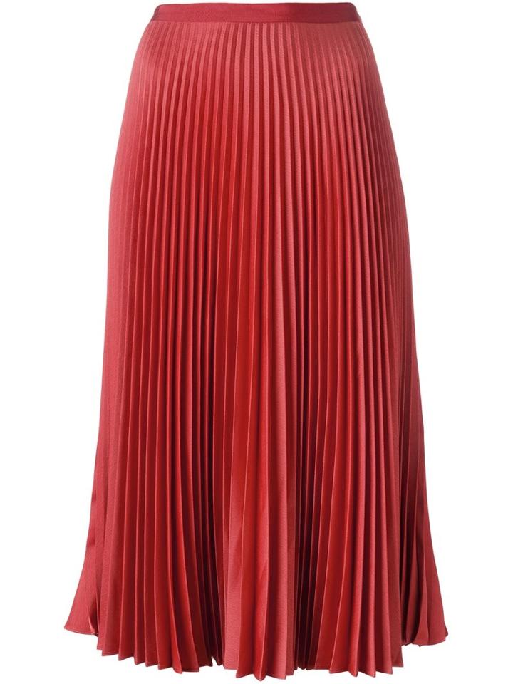 Vanessa Bruno Pleated Mid Skirt