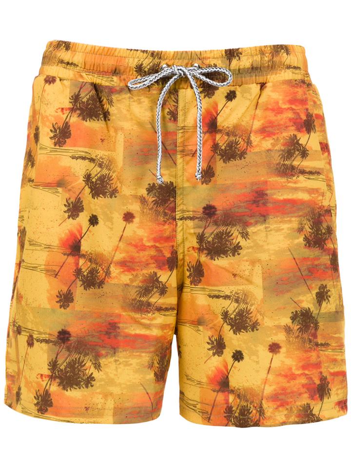 Lygia & Nanny Gil Swim Short - Yellow & Orange