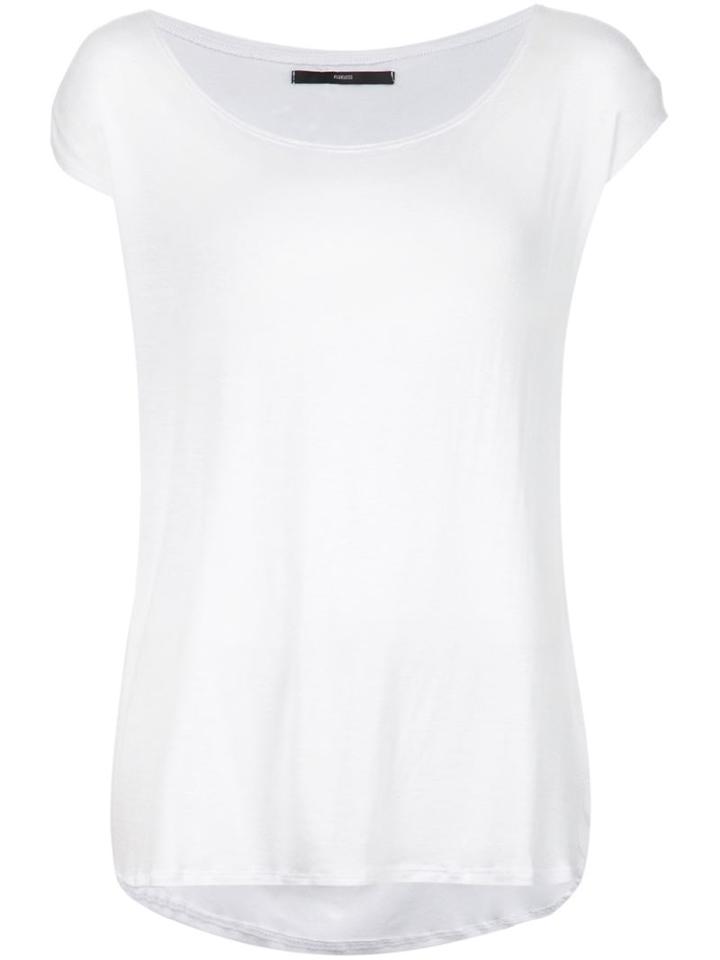 Fadeless Scoop Neck T-shirt, Women's, Size: S, White, Spandex/elastane/rayon