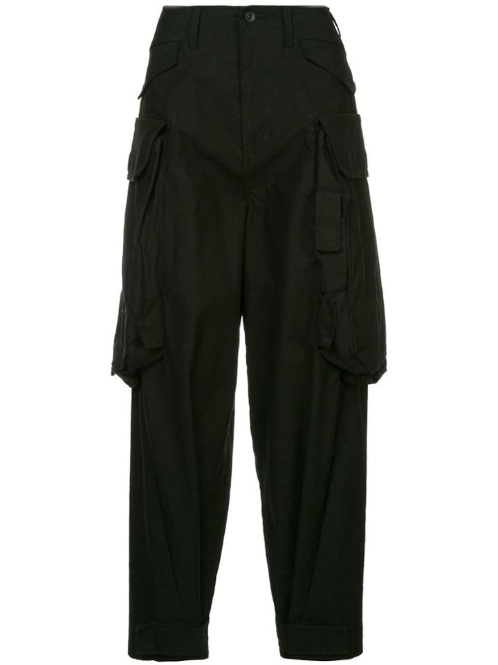 Julius Cargo Trousers - Black