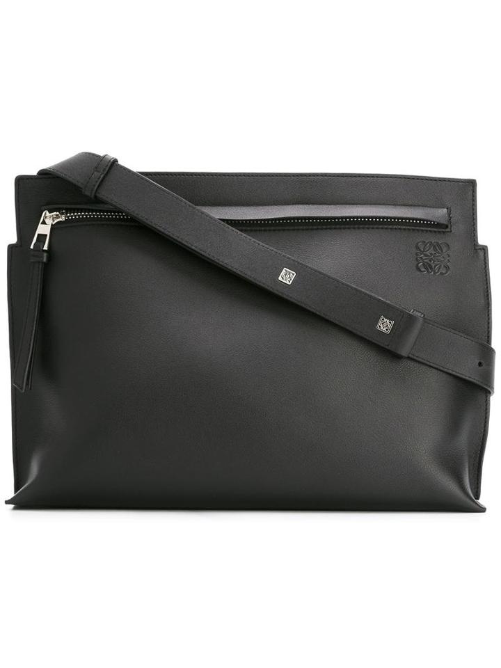 Loewe Rectangular Cross-body Bag, Women's, Black, Calf Leather
