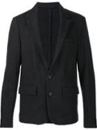 Wooyoungmi Casual Blazer, Men's, Size: 50, Black, Rayon/wool