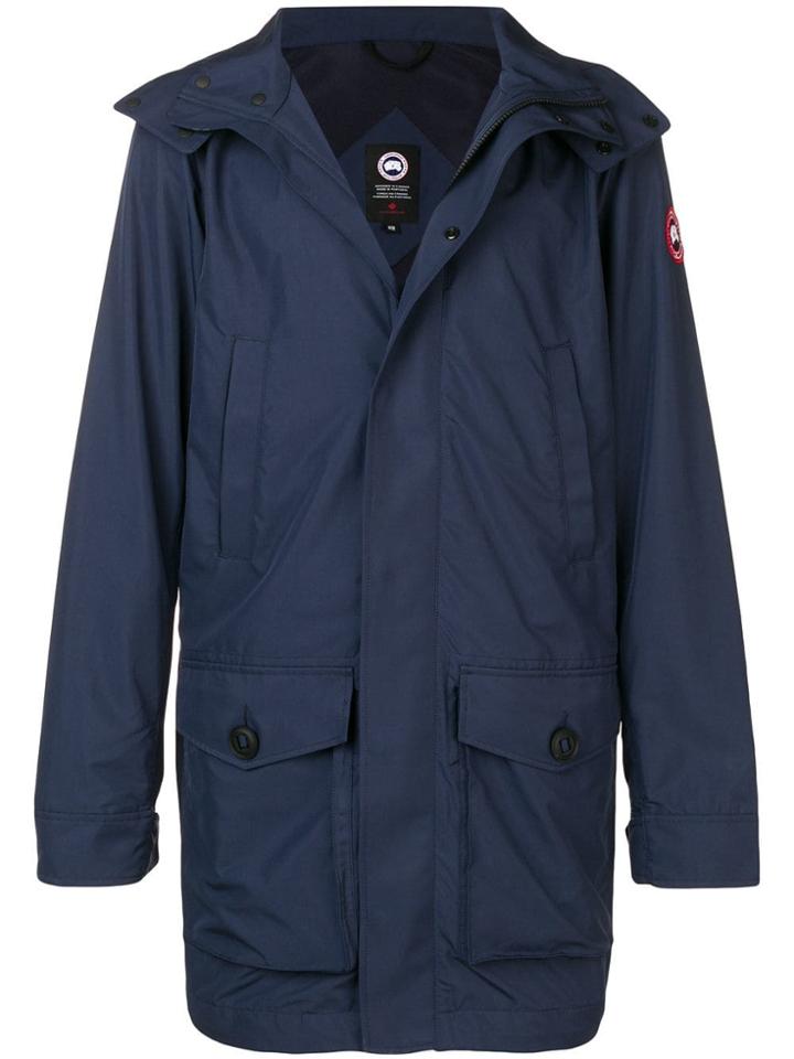 Canada Goose Hooded Coat - Blue