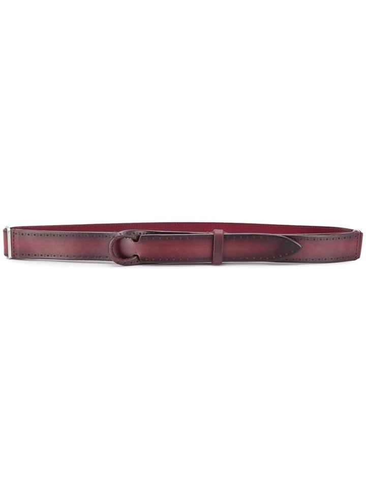 Orciani Buffer Faded-effect Belt - Red