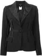 Jean Paul Gaultier Vintage Corset Style Jacket, Size: 40, Black