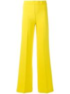 P.a.r.o.s.h. Flared Tailored Trousers - Yellow & Orange
