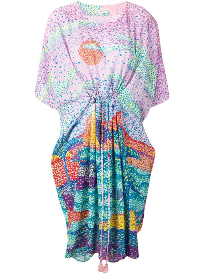 Tsumori Chisato Printed Kaftan Dress - Pink