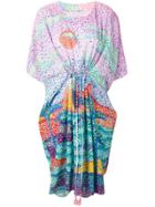 Tsumori Chisato Printed Kaftan Dress - Pink