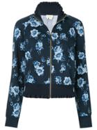 Kate Spade Floral Print Jacket - Blue