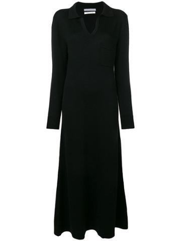 Cristaseya Knit Polo Dress - Black