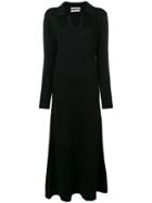 Cristaseya Knit Polo Dress - Black