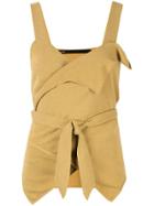 Muller Of Yoshiokubo Cache-coeur Knitted Cami - Yellow