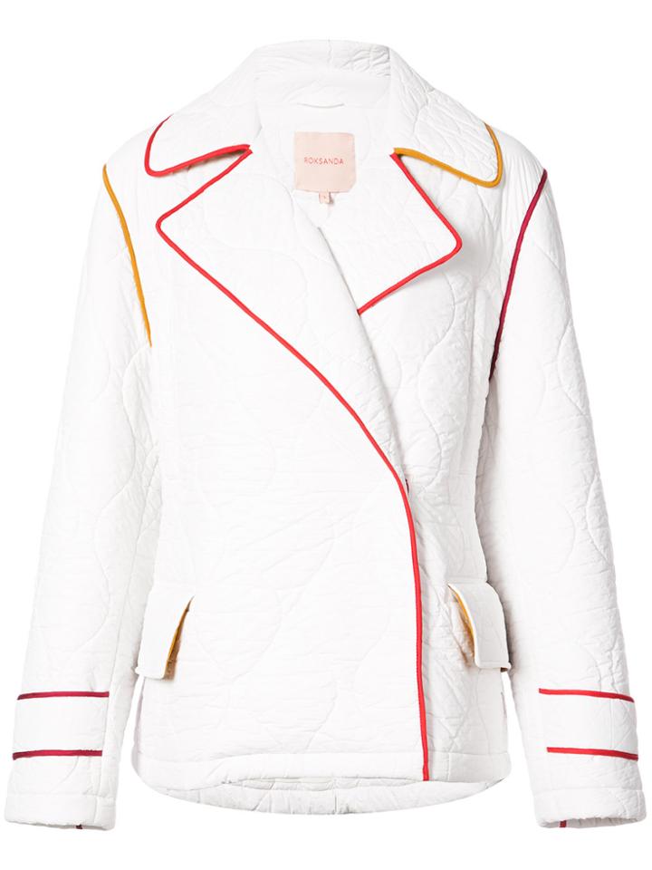 Roksanda Quilted Jacket - White