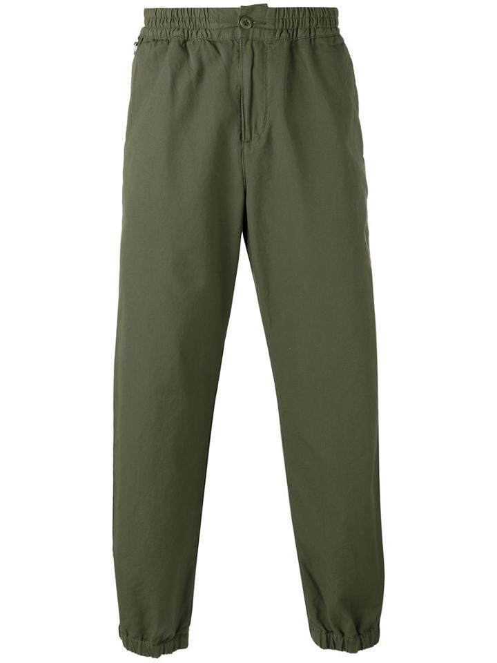 Carhartt Cropped Track Pants, Men's, Size: Small, Green, Cotton/polyester
