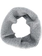 Joseph Knitted Circle Scarf - Grey