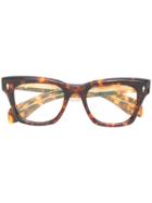 Jacques Marie Mage Delalan Glasses - Brown