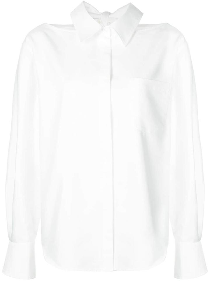 Adeam Cut-out Detail Shirt - White