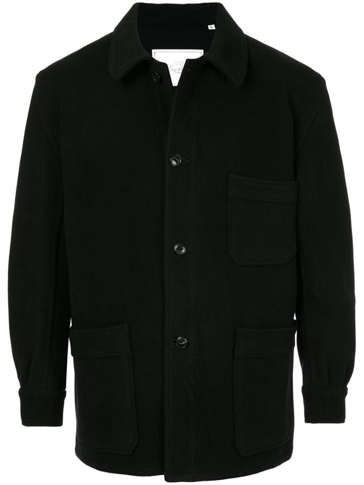 Gold / Toyo Enterprise Buttoned Jacket - Black