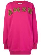 Amen Logo Sweatdress - Pink
