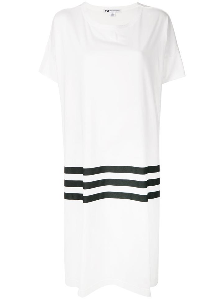 Y-3 Long-length T-shirt - White