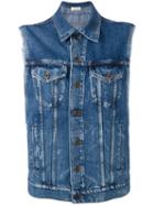 Faith Connexion Denim Waistcoat, Women's, Size: Medium, Blue, Cotton