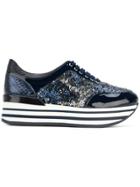 Baldinini Platform Lace-up Sneakers - Blue