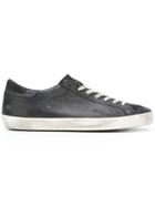 Golden Goose Deluxe Brand Distressed Super Star Sneakers - Black