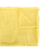 Faliero Sarti Daniela Scarf, Women's, Yellow/orange, Silk/modal