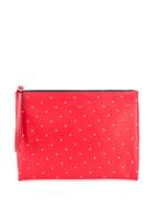 Marni Studded Clutch - Red