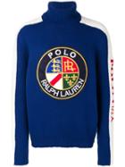 Polo Ralph Lauren Logo Patch Sweater - Blue