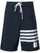 Thom Browne - Striped Swim Shorts - Men - Nylon - 4, Blue, Nylon