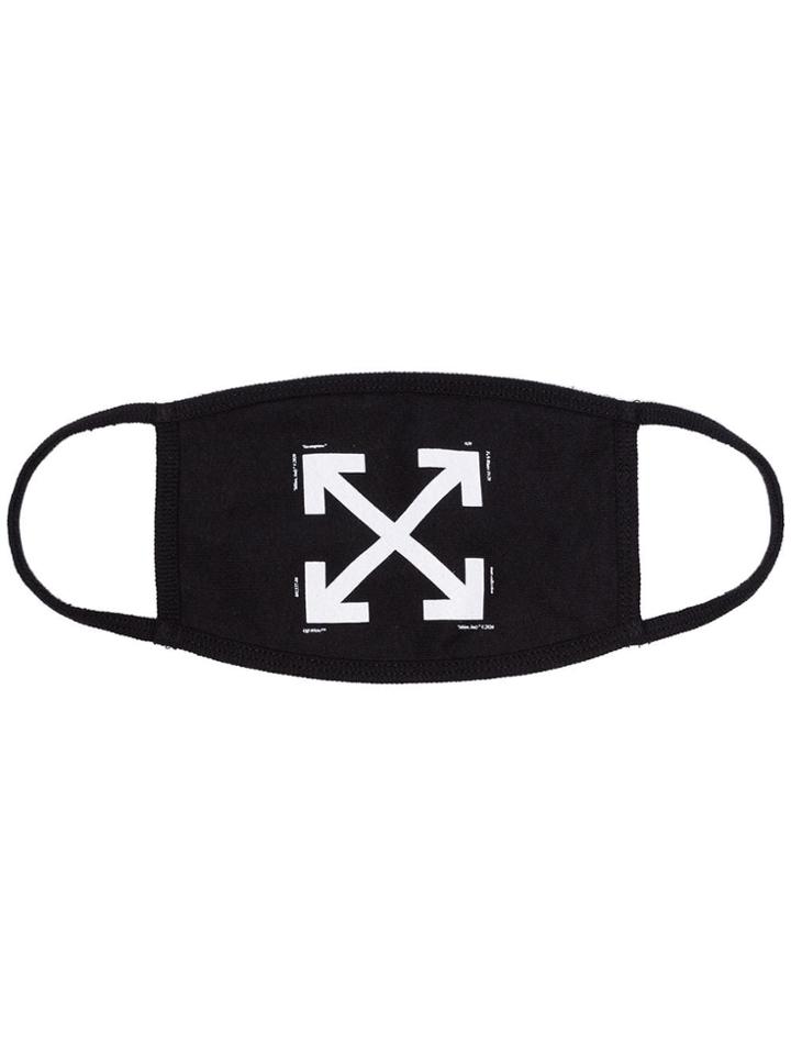 Off-white Arrow Logo Face Mask - Black