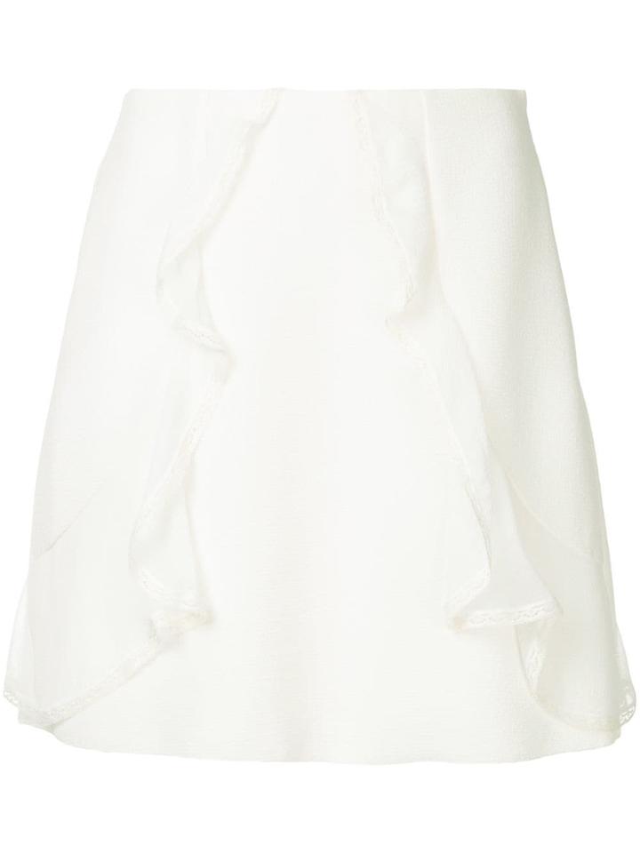 See By Chloé Ruffle Detail Skirt - White