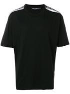 Dolce & Gabbana Contrast Piped Logo T-shirt - Black