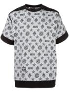 Ktz Monogram Inside Out T-shirt, Adult Unisex, Size: Xl, White, Cotton