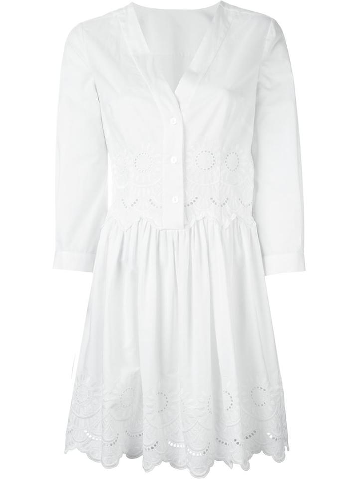 Alberta Ferretti Broderie Anglaise Dress